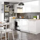 Závěsná kuchyňská skříňka Olivia W30 bílá/bílý lesk