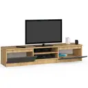 TV stolek K160 dub artisan/grafitová šedá