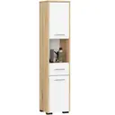Koupelnová skříňka FIN Sloupek 30 2D 1SZ 1W 140cm PK Dub artisan / Bílá