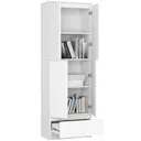 Regál R60 4D1SZ bílá