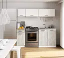 Kuchyňský set Olivia G1 1.8M bílá/beton