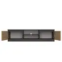 TV stolek Malwa 140 antracit/dub artisan