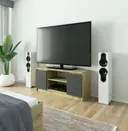 TV stolek K120 dub artisan/grafitová šedá