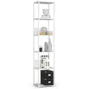 Kovový regál Loft 40 cm bílá/bílá