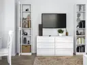 Vitrína PAFOS W40/2S Bílá