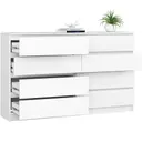 Komoda K160 8SZ bílá