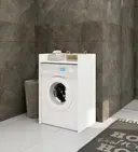 Skříň na pračku FIN Bílá