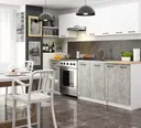 Kuchyňský set Olivia 2.4M bílá/beton