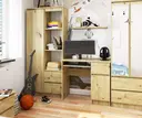 Počítačový stůl Piksel pravá - dub artisan
