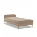Čalouněná postel Caspe s čelem 80x200 cm