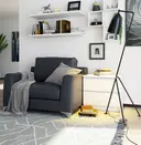Noční stolek K60 2SZ CLP bílý lesk