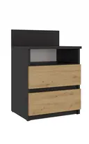 Noční stolek Malwa M1 Antracyt Artisan