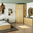 Rohová skříň s nástavbou S100 dub artisan