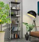 Kovový regál Loft 60 cm bílá/šedá