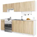 Kuchyňský set Lima 2.4M bílá/dub sonoma