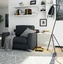 Noční stolek K60 2SZ CLP metalický lesk
