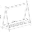 Dětská postel Gem 160x80 růžová + matrace