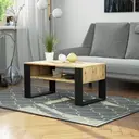 Konferenční stolek Domi dub artisan/černá