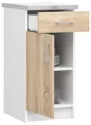 Kuchyňská skříňka Lima S40 SZ1 bílá/dub sonoma