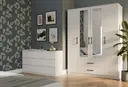 Skříň Romana 160x205L bílá