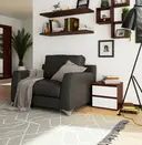 Noční stolek CL2 2SZ CLP wenge/bílá