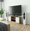 TV stolek K120 dub sonoma/bílá