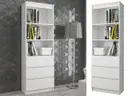 Regál R60 3SZ2P bílá