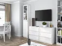 Vitrína PAFOS W40/SH Bílá