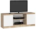 TV stolek K140 dub sonoma/bílá