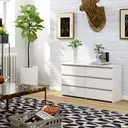 Komoda CL100 6SZ bílá