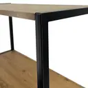 Regál 60 cm černá/dub artisan