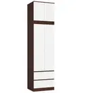 Nástavba na skříň S60 wenge/bílá