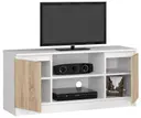 TV stolek K120 bílá/dub sonoma