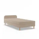 Čalouněná postel Caspe s čelem 80x200 cm