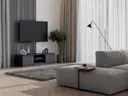 TV stolek Malwa 140 černá