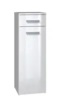 Koupelnová skříňka Nel V DS Bílá lesklá