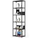 Kovový regál Loft 60 cm černá/černá