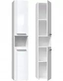 Koupelnová skříňka Nel I Bílá Lesklá
