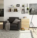 Komoda K60 3SZ bílá/dub sonoma