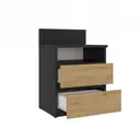 Noční stolek Malwa M1 Antracyt Artisan