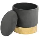 Taburet Golden šedá