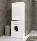 Regál nad pračku FIN  Bílá/Lesklá