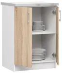 Kuchyňská skříňka Lima S60 2D bílá/dub sonoma