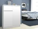 Komoda K80 2D1SZ bílá