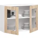 Kuchyňská závěsná skříň LIMA Bílá/Dub Sonoma