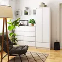 Regál R60 4D1SZ bílá
