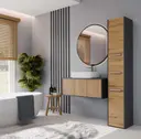 Koupelnová skříňka Sara S33 Antracyt Artisan