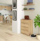 Botník se čtyřmi dvířky dub sonoma