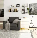 Komoda K60 3SZ bílá/bílý lesk