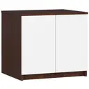 Nástavba na skříň S60 wenge/bílá
